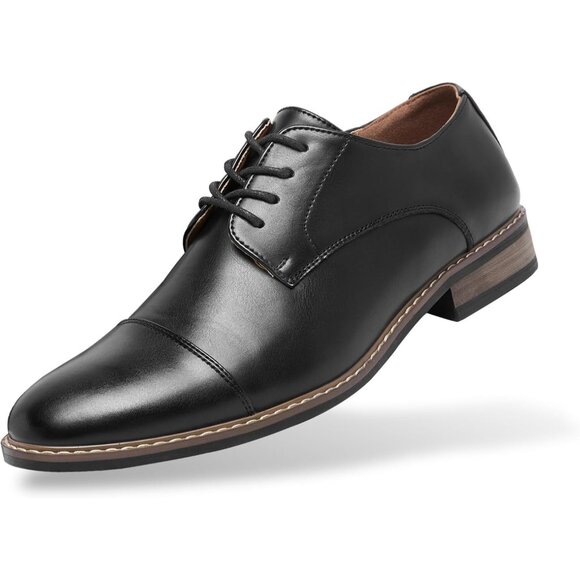 Men\'s Black 1 Oxford Formal Dress Business Comfortable Classic Lace Up Shoes